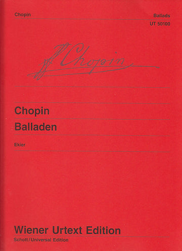 Chopin F. - Ballades - Piano