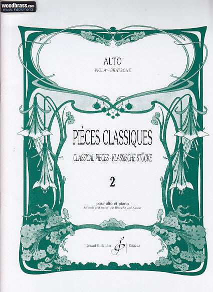 Billaudot Pieces Classique Vol 2 - Alto Piano