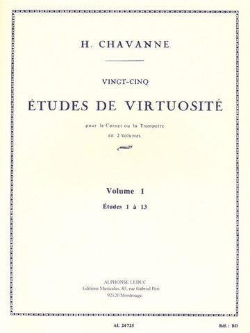 Vingt-Cinq etudes de Virtuosite - Volume 1