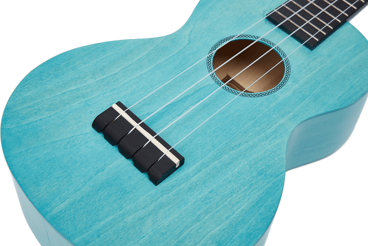 Ukulele Island Concert Blu acquamarina + Custodia