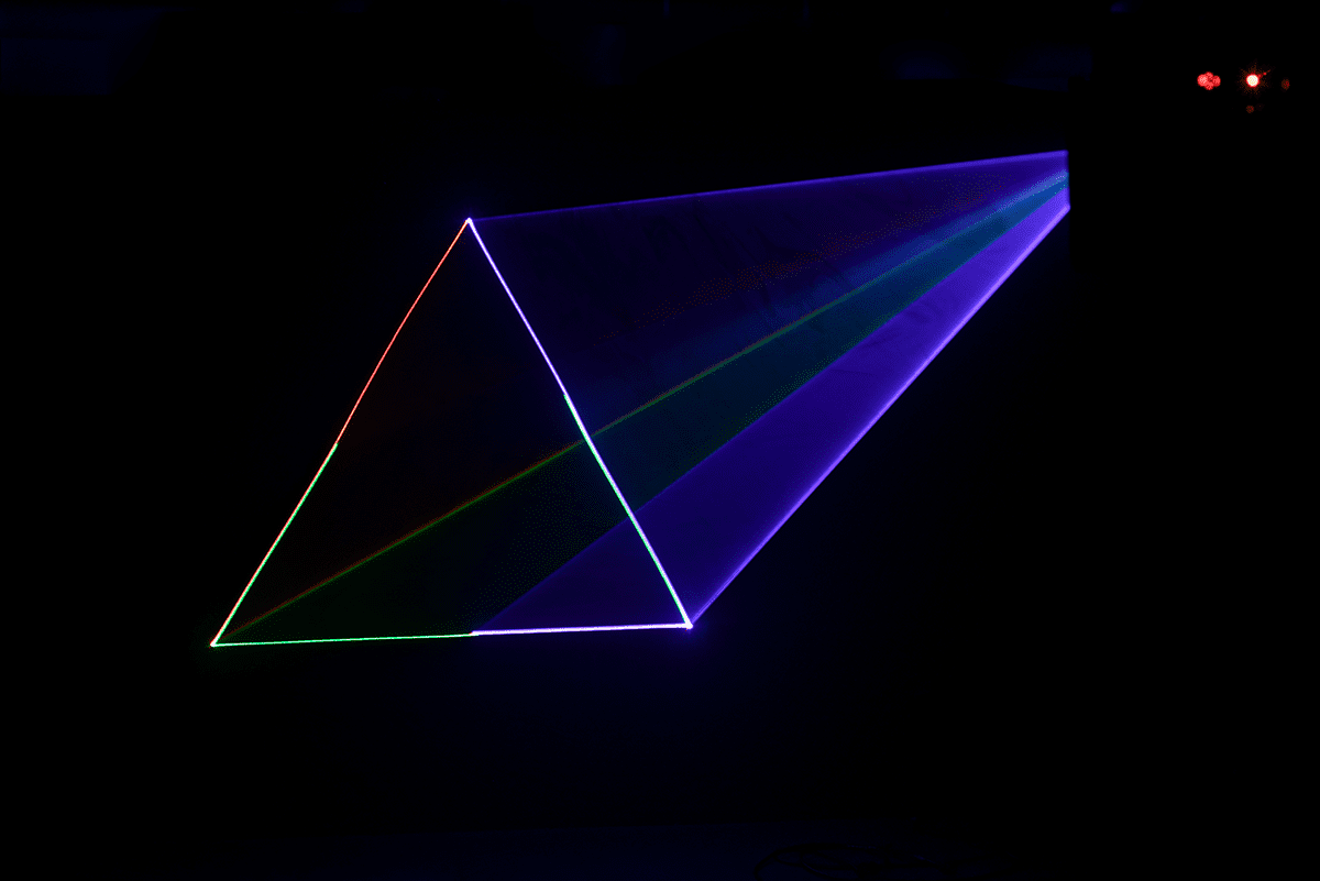 SPECTRUM 500 RGB - LASER POLICROMO VERDE ROSSO BLU