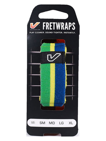 FretWraps Bandiere del mondo Verde-Giallo-Blu - Medio