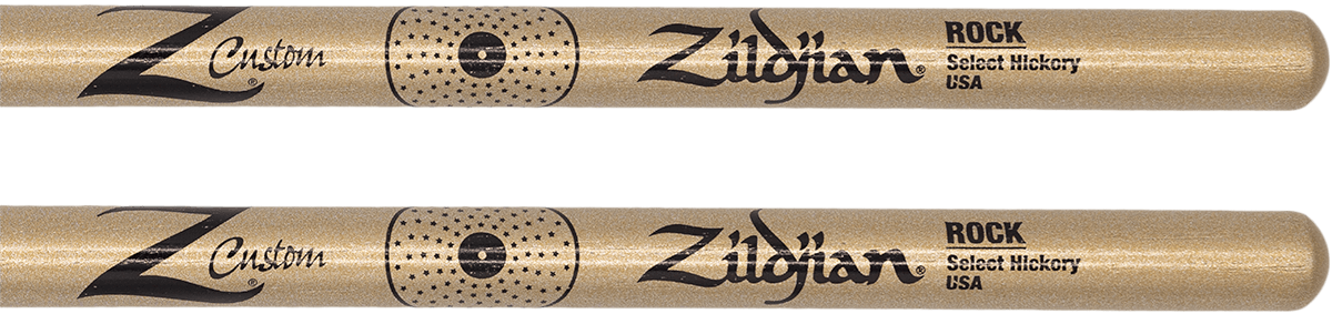DRUMSTICKS Z-CUSTOM ROCK GOLD CHROMA NYLON