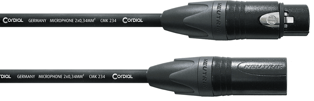 Cordial Cavo Microfono 2 X 0,34 Mm - 20M