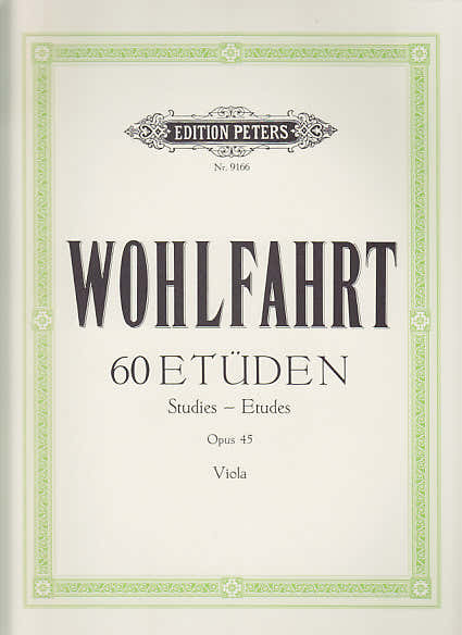 Wohlfahrt - 60 Studi Op.45 per viola