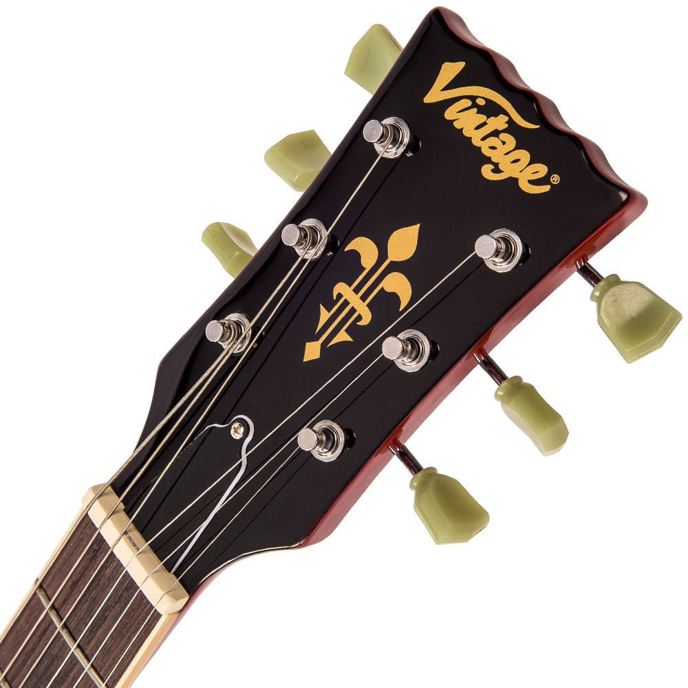 V100Twr Acero fiammato con sfumatura rosso vino