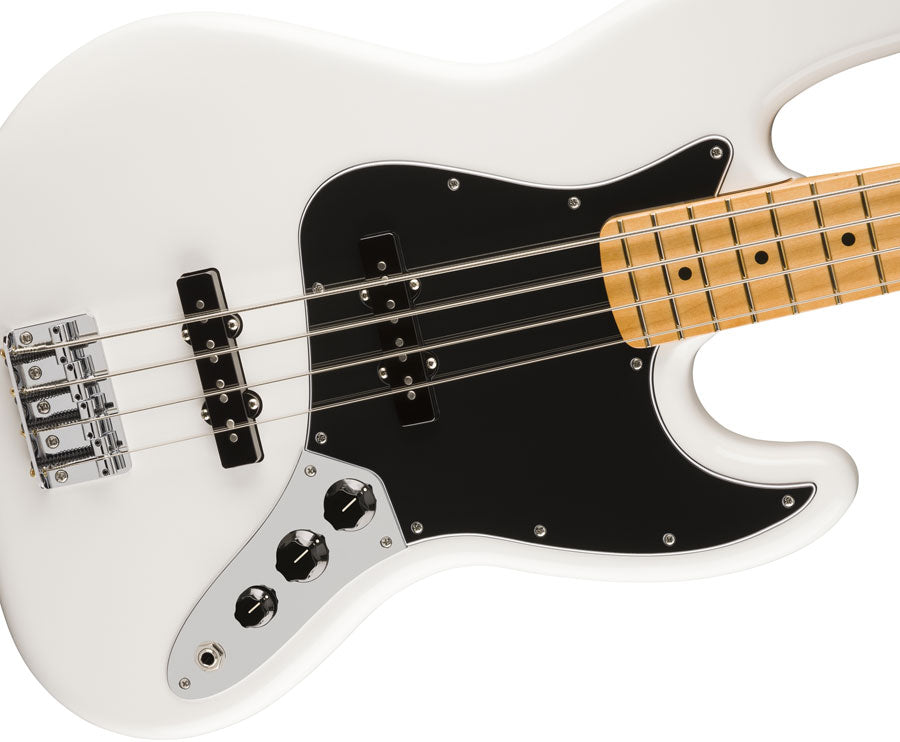 Jazz Bass Player II MN Bianco Polare