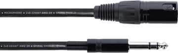 Cavo Audio XLR Maschio / Jack Stereo - 1 M