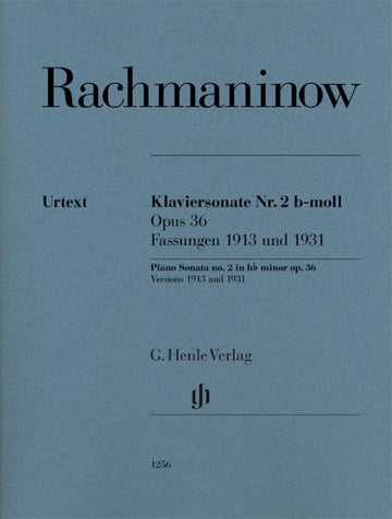 Rachmaninov S. - Piano Sonata N°2 Op.36 (versions 1913 & 1931) - Pianoforte