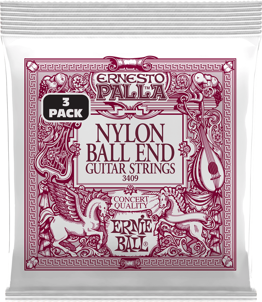 CORDES CLASSIQUE ERNESTO PALLA NYLON NOIR/DORÉ À BOULE - PACK DE 3