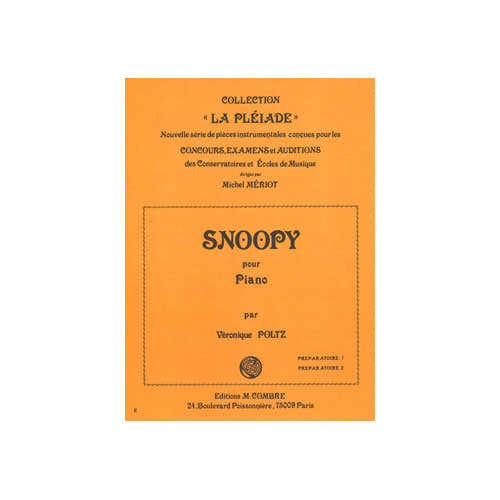 POLTZ VERONIQUE - SNOOPY - PIANO