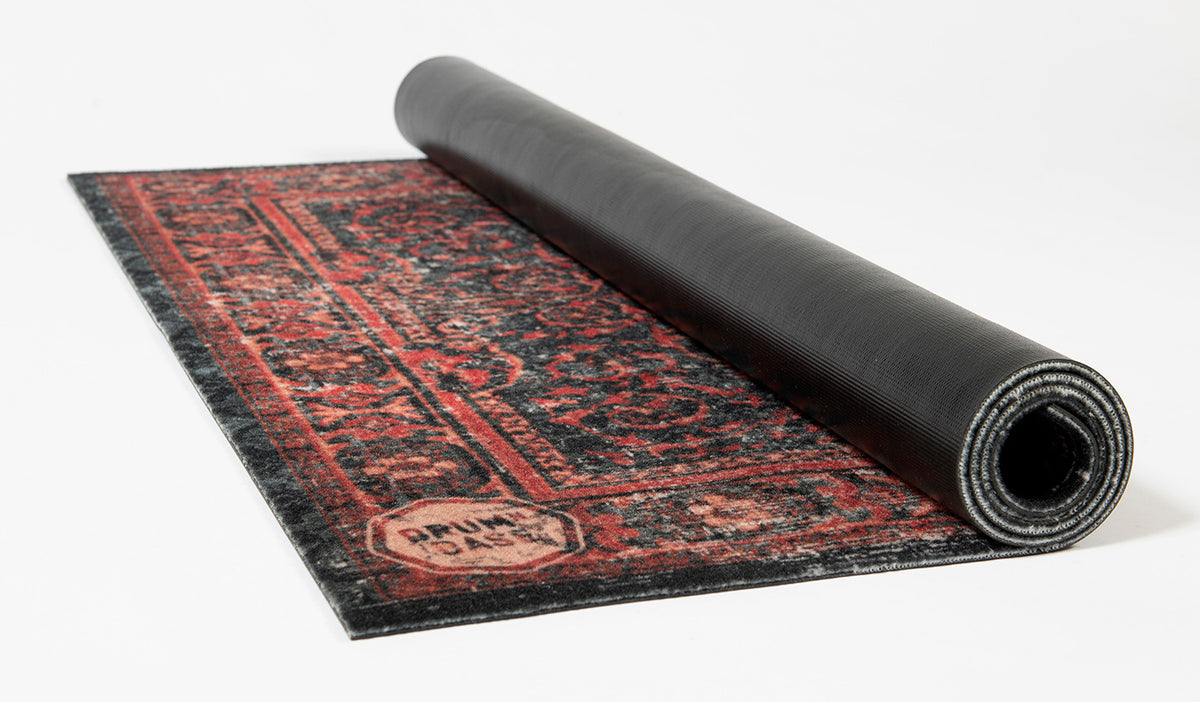 Tappeto Vintage Persian 1.30 X 0.90M Antiscivolo - Nero Rosso