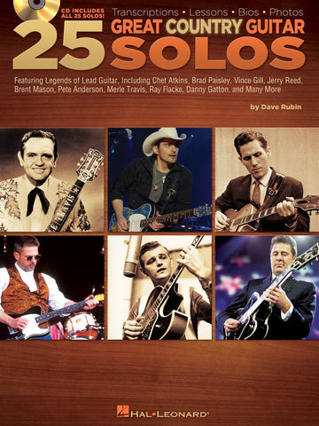 DAVE RUBIN - 25 GREAT COUNTRY GUITAR SOLOS - GUITAR