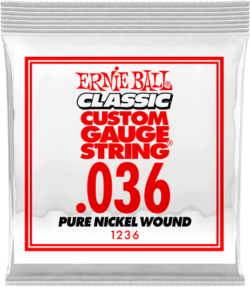 .036 CLASSIC PURE NICKEL WOUND ELECTRIC GUITAR STRINGS
