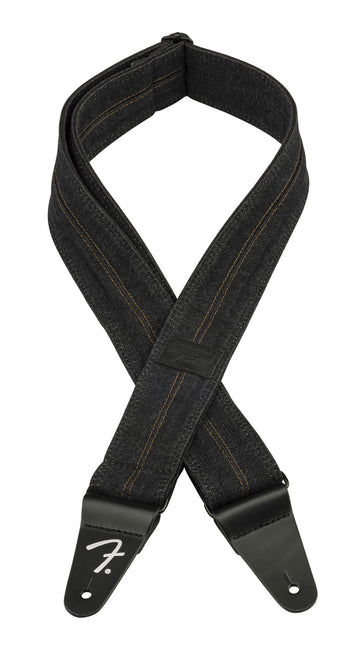 x Tracolla in denim Wrangler Nero slavato Cucitura