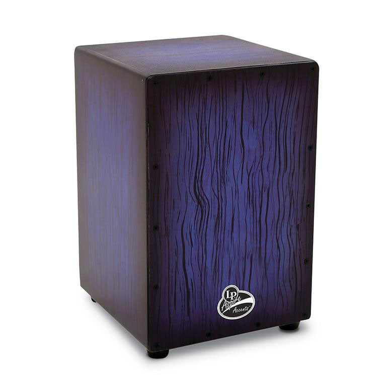 Latin Percussion LPA1332-BBS CAJON ASPIRE ACCENTOS BLUBURST STREAK