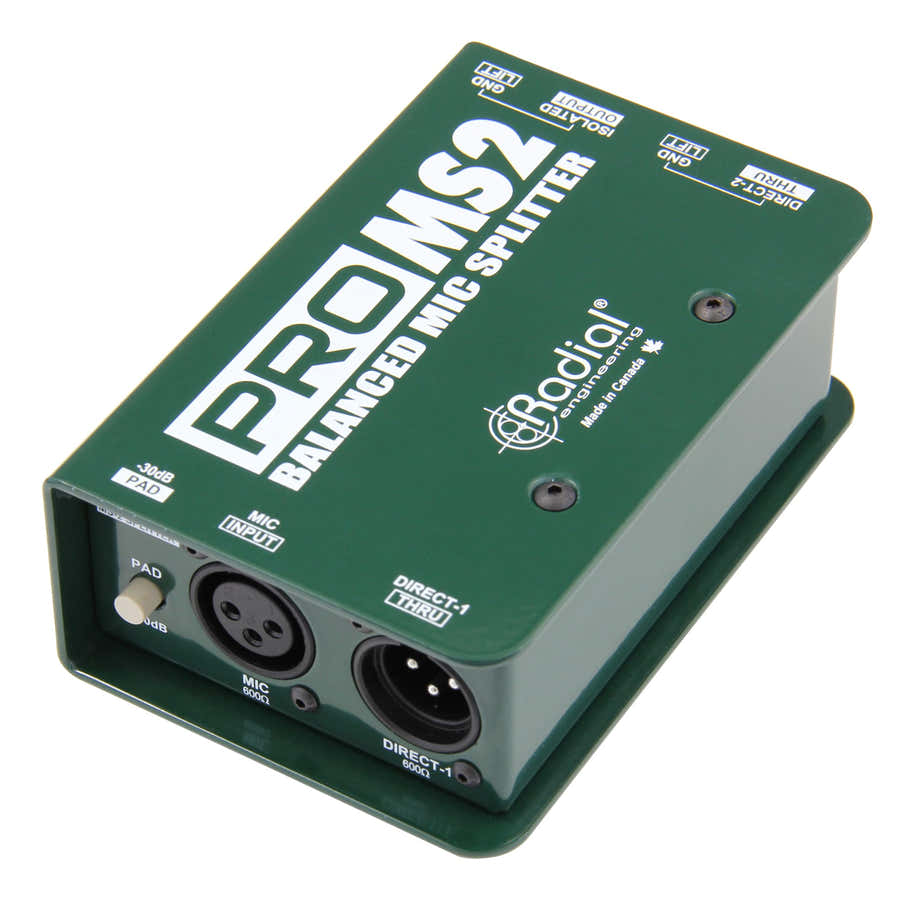 PRO MS2 MICROPHONE SPLITTER