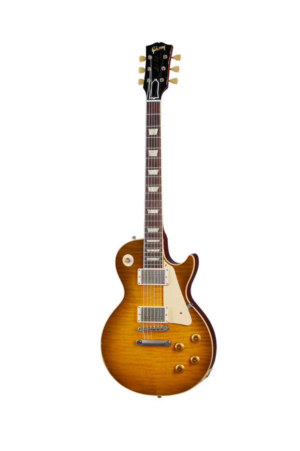 Les Paul Standard 1959 riedizione fortemente invecchiato Golden Poppy Burst CSHR