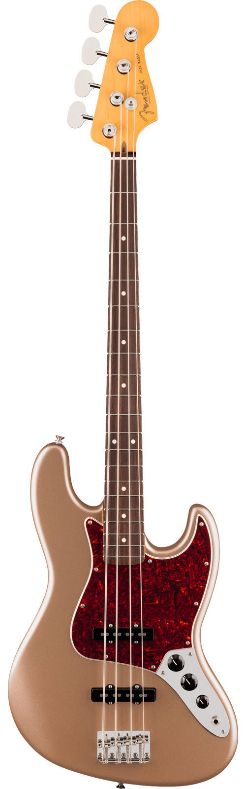 American Professional Classic Jazz Bass RW Firemist Gold sbiadito