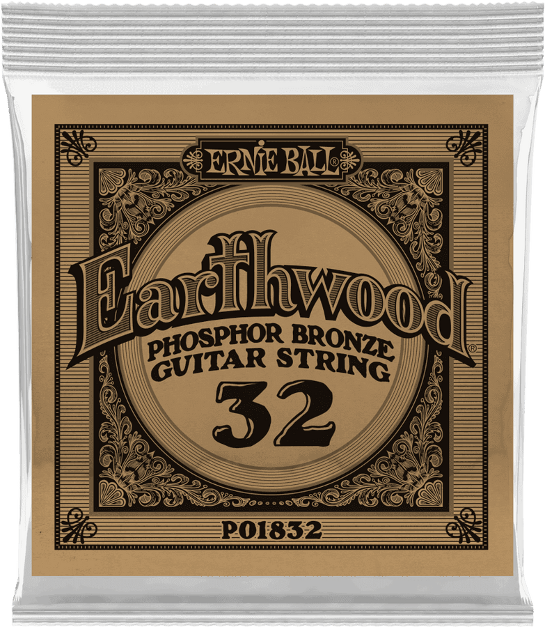 .032 EARTHWOOD PHOSPHOR BRONZE ACOUSTIC GUITAR STRINGS