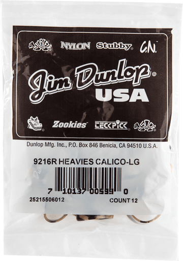 12 x Thumbpick Calico Large