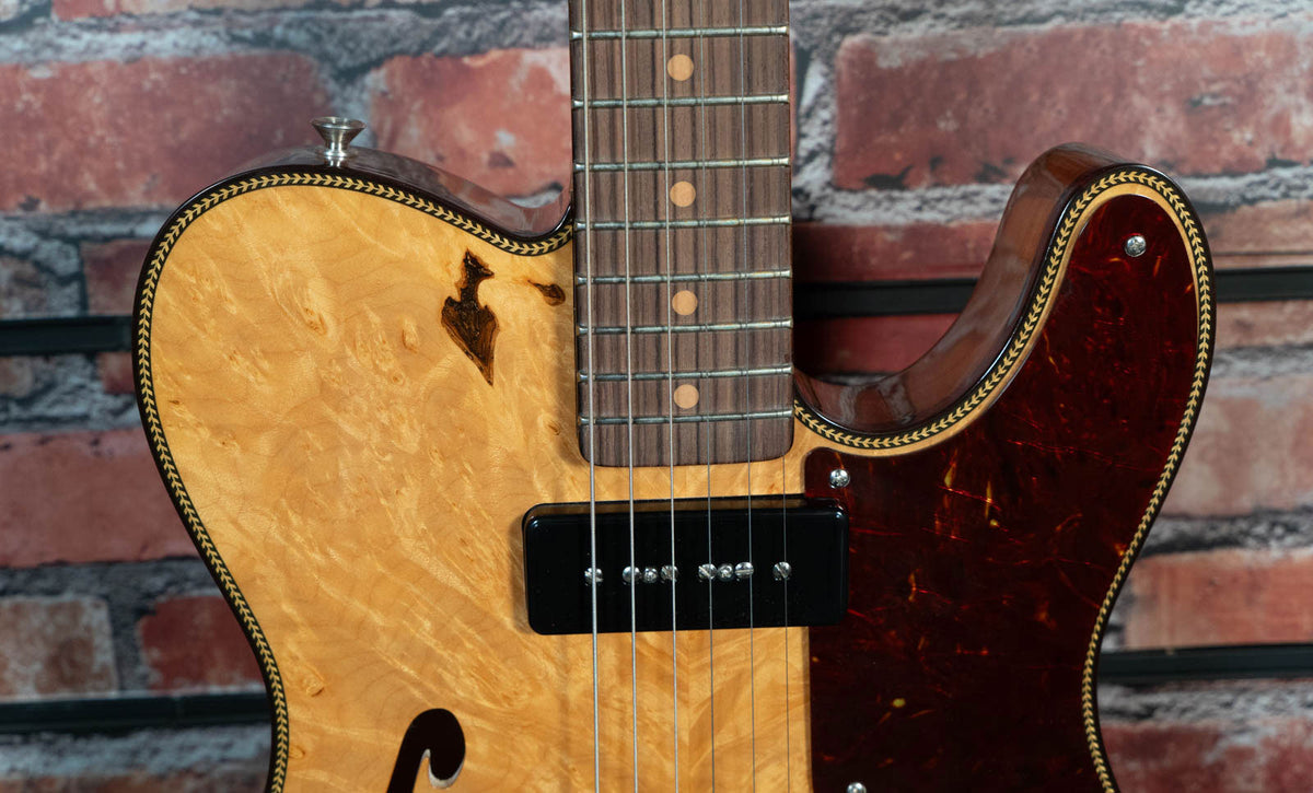 Telecaster Dual P90 Acero marezzato NOS Naturale invecchiato Artisan