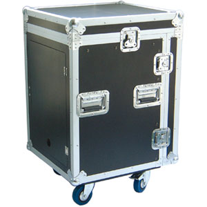 Flight case 12u+ piano inclinato