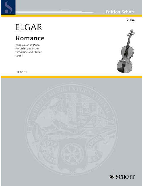 ELGAR EDWARD - ROMANCE OP. 1 - VIOLIN AND PIANO