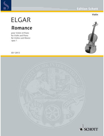 ELGAR EDWARD - ROMANCE OP. 1 - VIOLIN AND PIANO