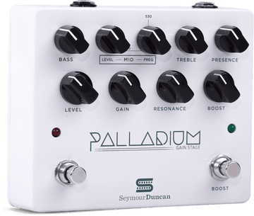 BOOST EFFECT PALLADIUM GAIN STAGE, WHITE