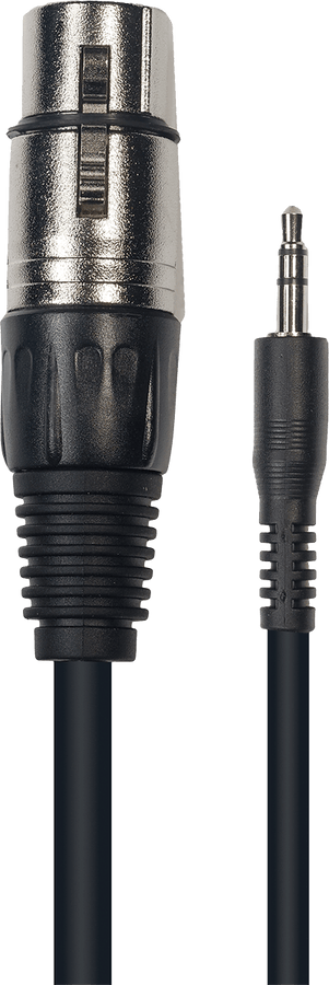 Cavo Jack Stereo 3,5 mm XLR Fem. 3 M