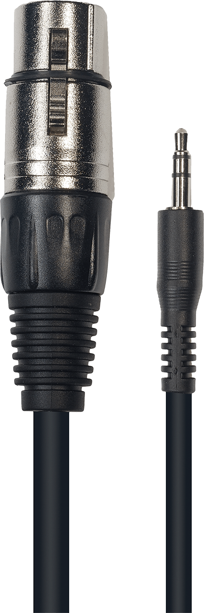 Yellow Cable Cavo Jack Stereo 3,5 mm XLR Fem. 3 M