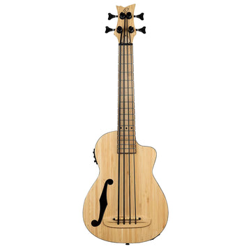 Ukulele basso in bambù massiccio EQ