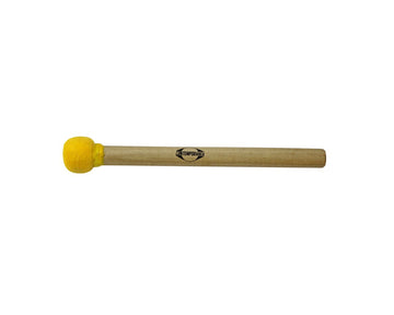 C-BS09y Mazza Di Surdo Gialla Legno Testa Piccola 30Cm
