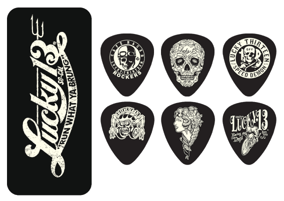 Dunlop 6 x 0,73mm Lucky 13 Scatola