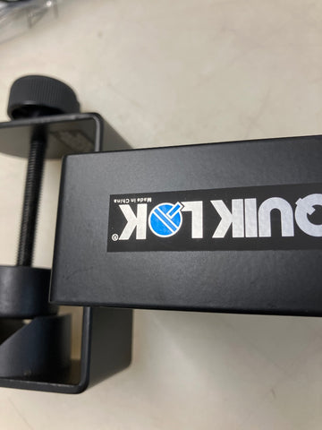 MS327 HEADPHONE HOLDER WITH CLAMP BLACK - B Stock
