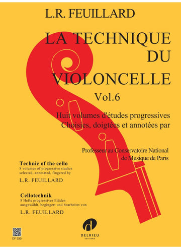 Feuillard Louis R. - Tecnica del violoncello Vol.6