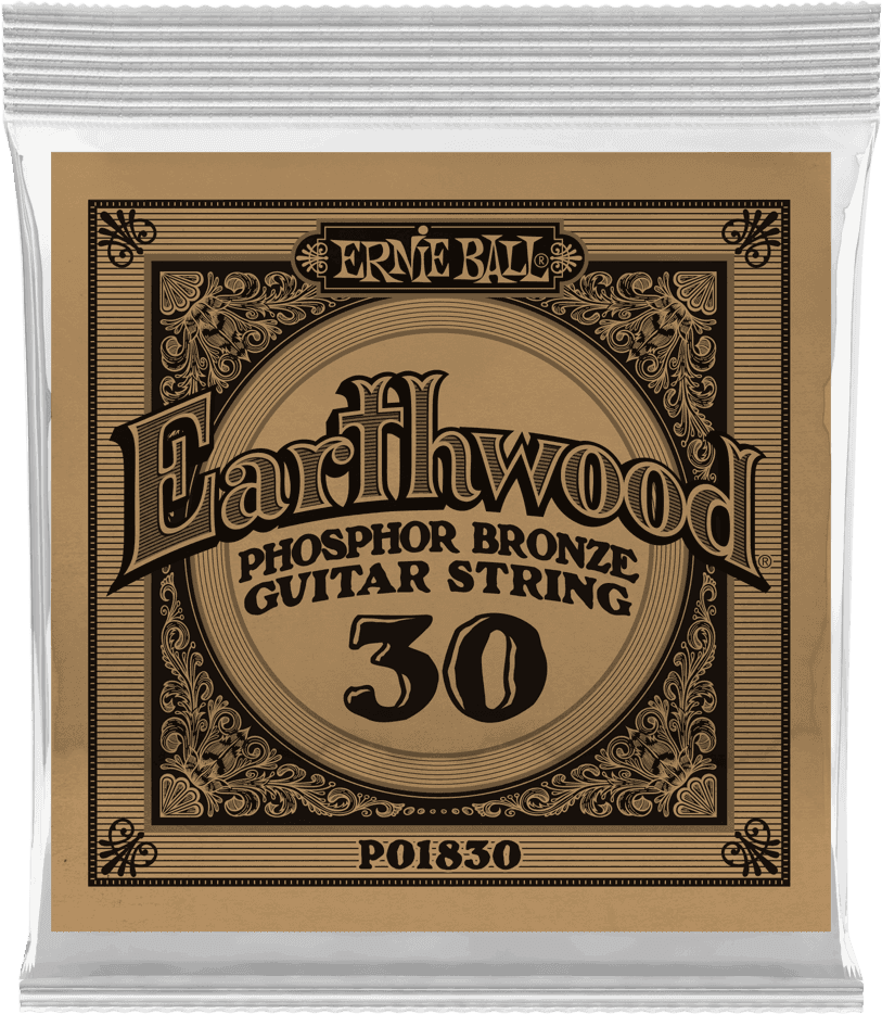 .030 EARTHWOOD PHOSPHOR BRONZE ACOUSTIC GUITAR STRINGS
