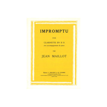 MAILLOT JEAN - IMPROMPTU - CLARINETTE ET PIANO