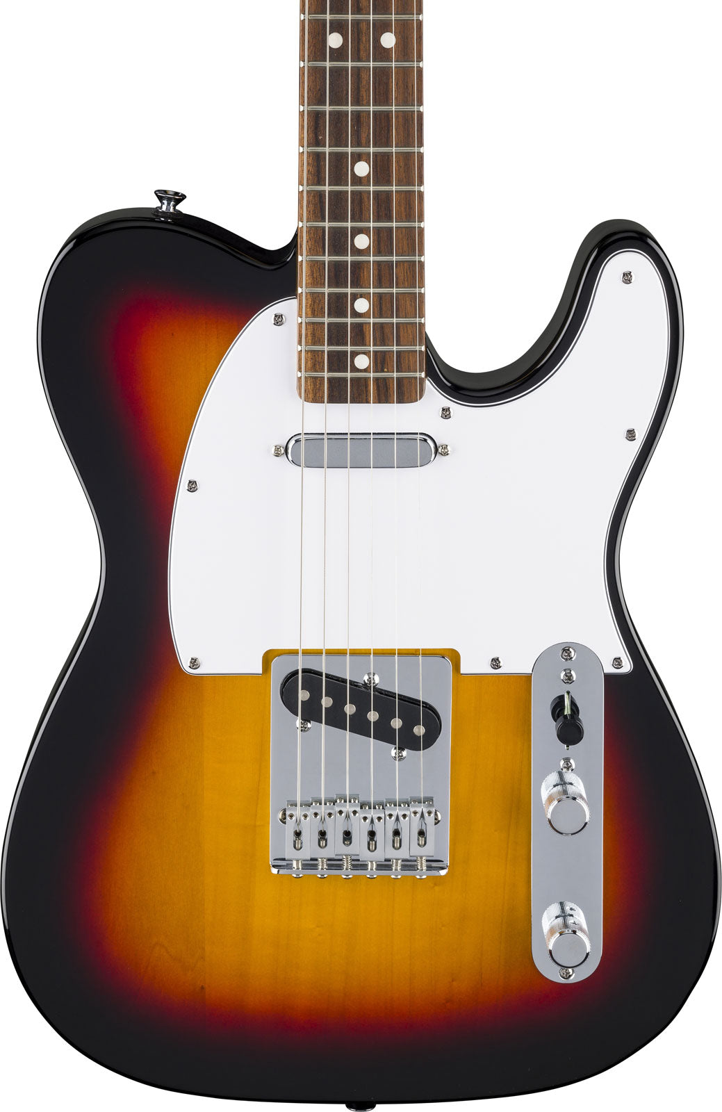 Telecaster Standard LRL Battipenna bianco Sunburst a 3 colori