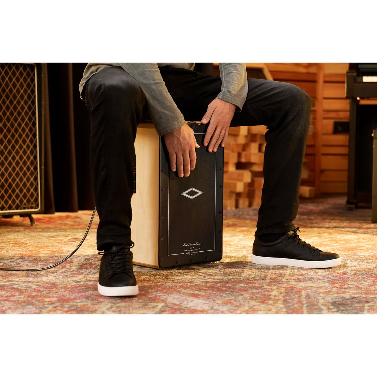 Paesldob - Cajon Pre-amplificato Artisan Olive Burst - Ricondizionato
