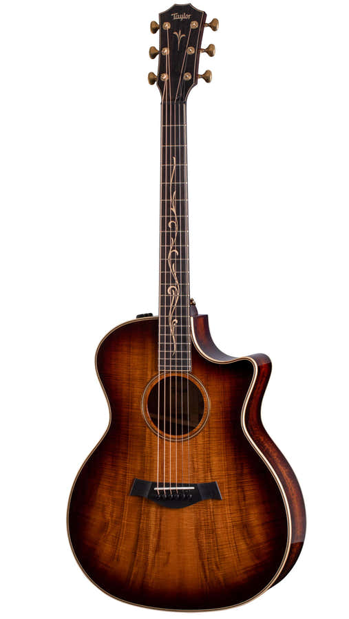K24ce Tavola in koa hawaiano sfumato Edgeburst Grand Auditorium