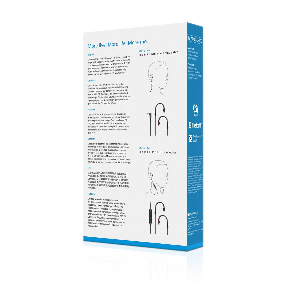 IE 100 PRO WIRELESS CLEAR (SENZA FILI)