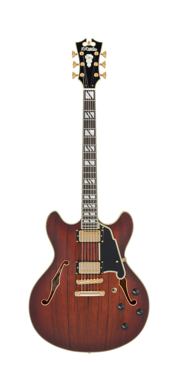 Deluxe DC Satinato Marrone Burst