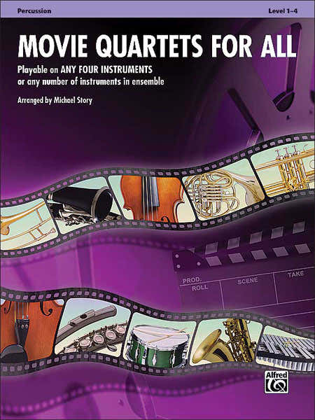 STORY MICHAEL - MOVIE QUARTETS FOR ALL - PERCUSSIONI