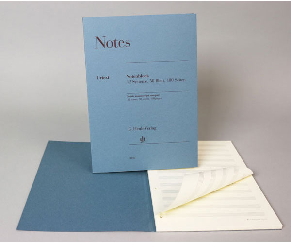 Blocco Note 12 Pentagrammi