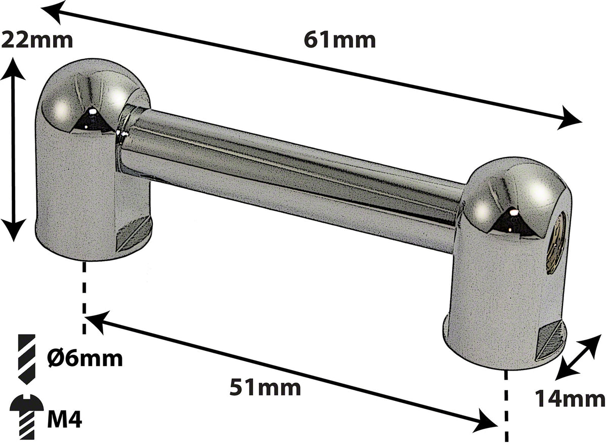 TL2D51 - BLOCCHETTO TUBO - 51MM - DOPPIO (X1)