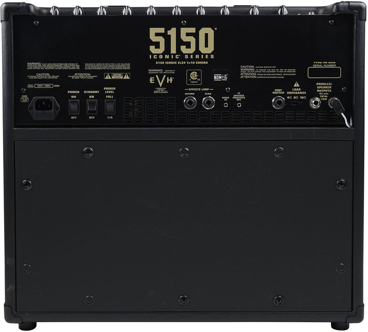 5150 Iconic Nero 15W EL34 10"