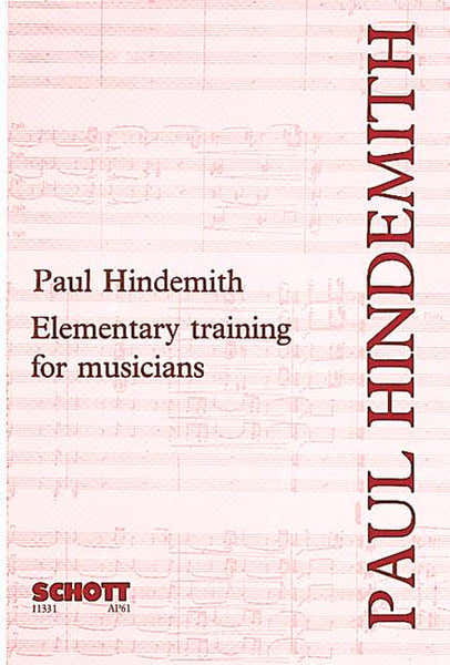 HINDEMITH PAUL - ELEMENTARY TRAINING FOR MUSICIANS