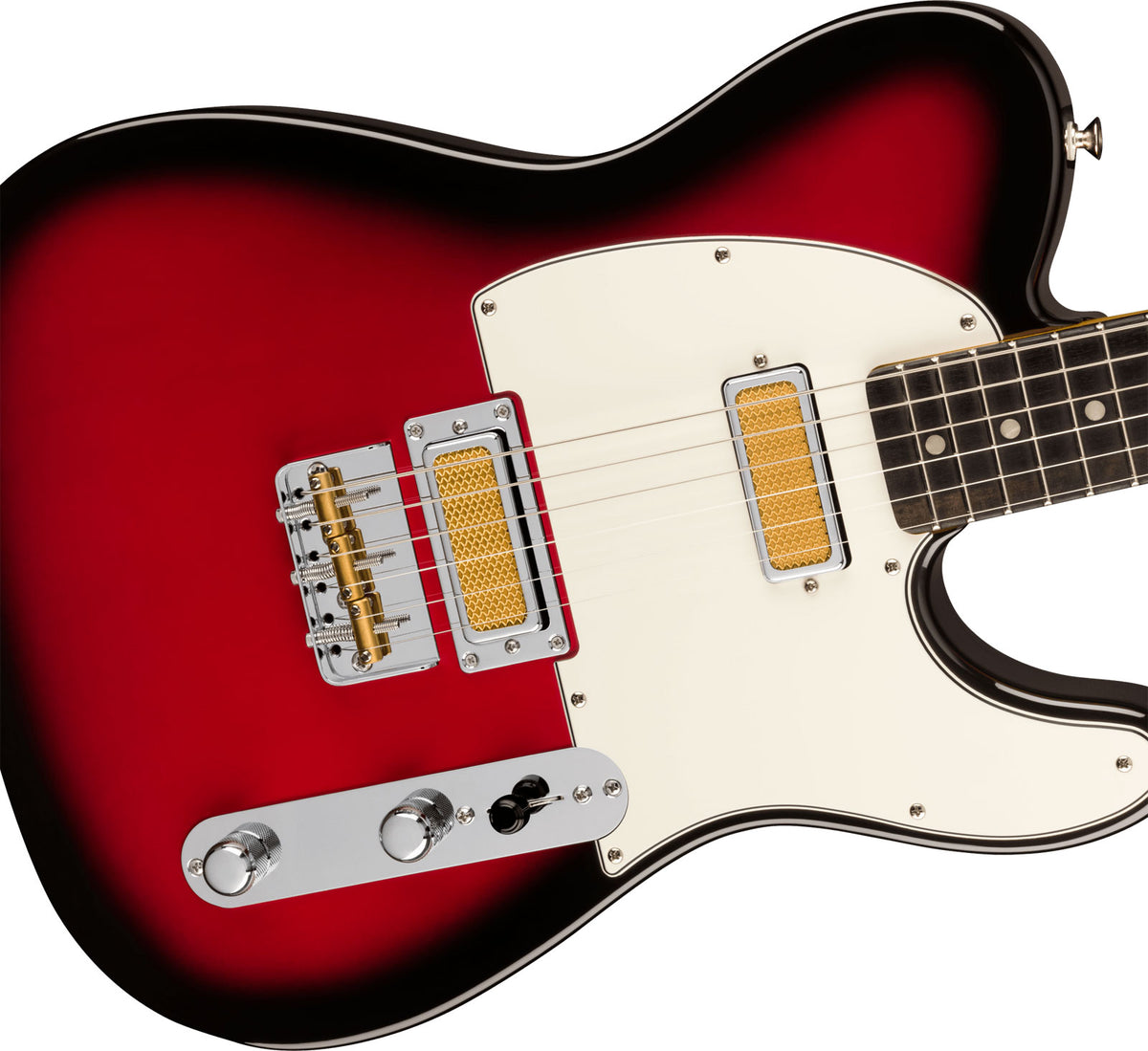 Telecaster Gold Foil EBO Sfumatura rosso mela candita